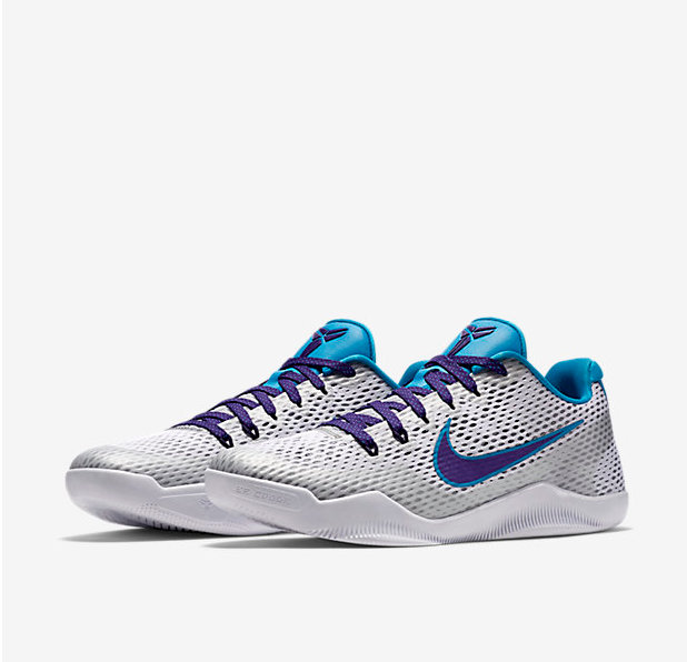 Kobe 11 EM Gray Blue Basketball Shoes